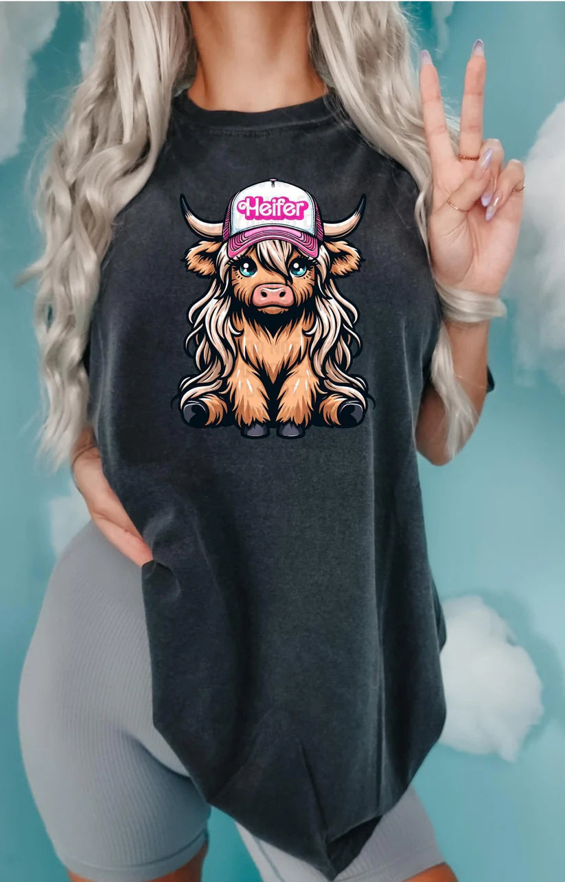 HEIFER HIGHLAND COW - T-SHIRT