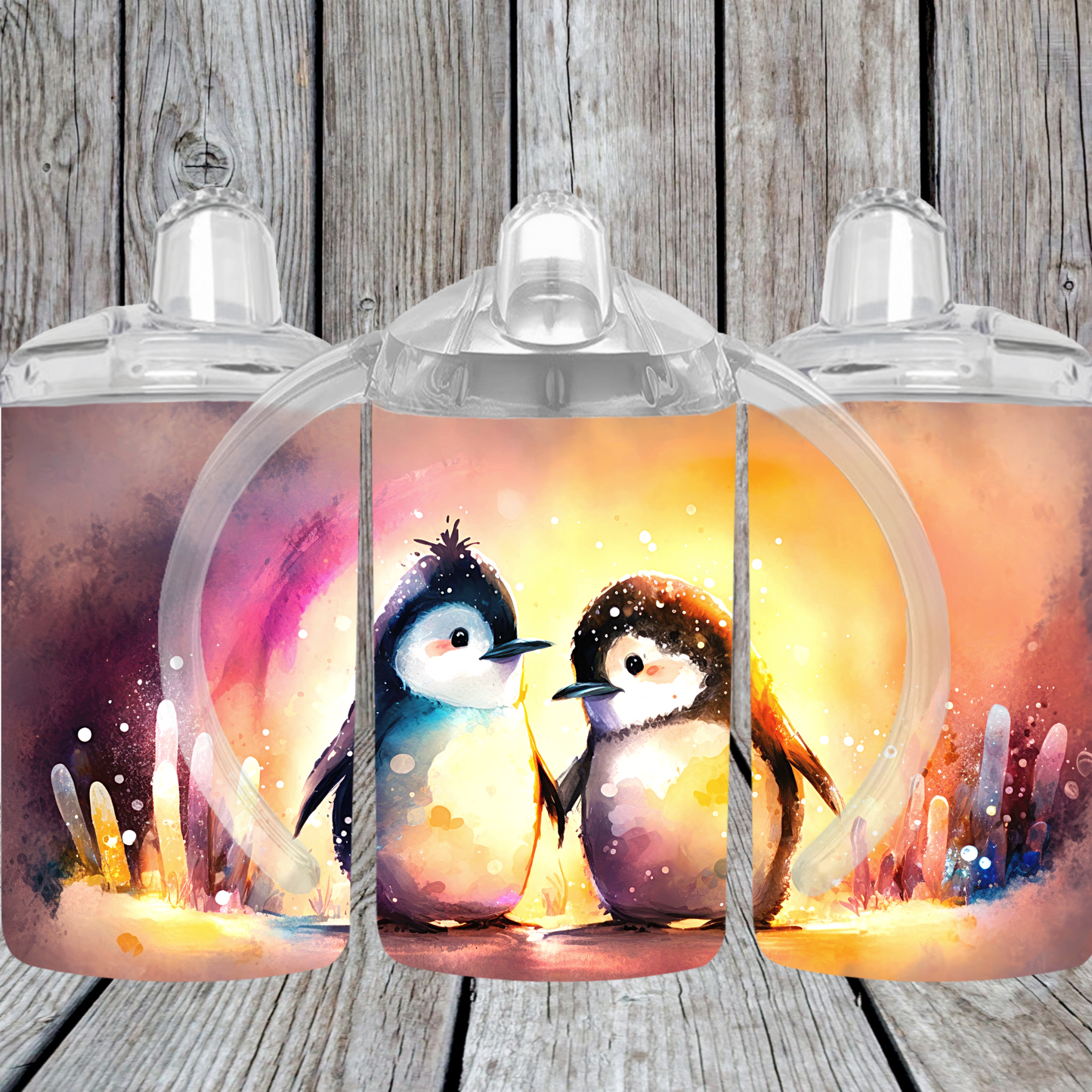 12OZ SIPPY CUP - PENQUINS