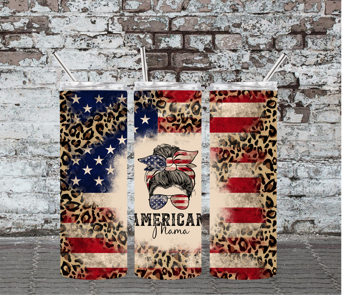 20OZ SKINNY TUMBLER - AMERICAN MAMA
