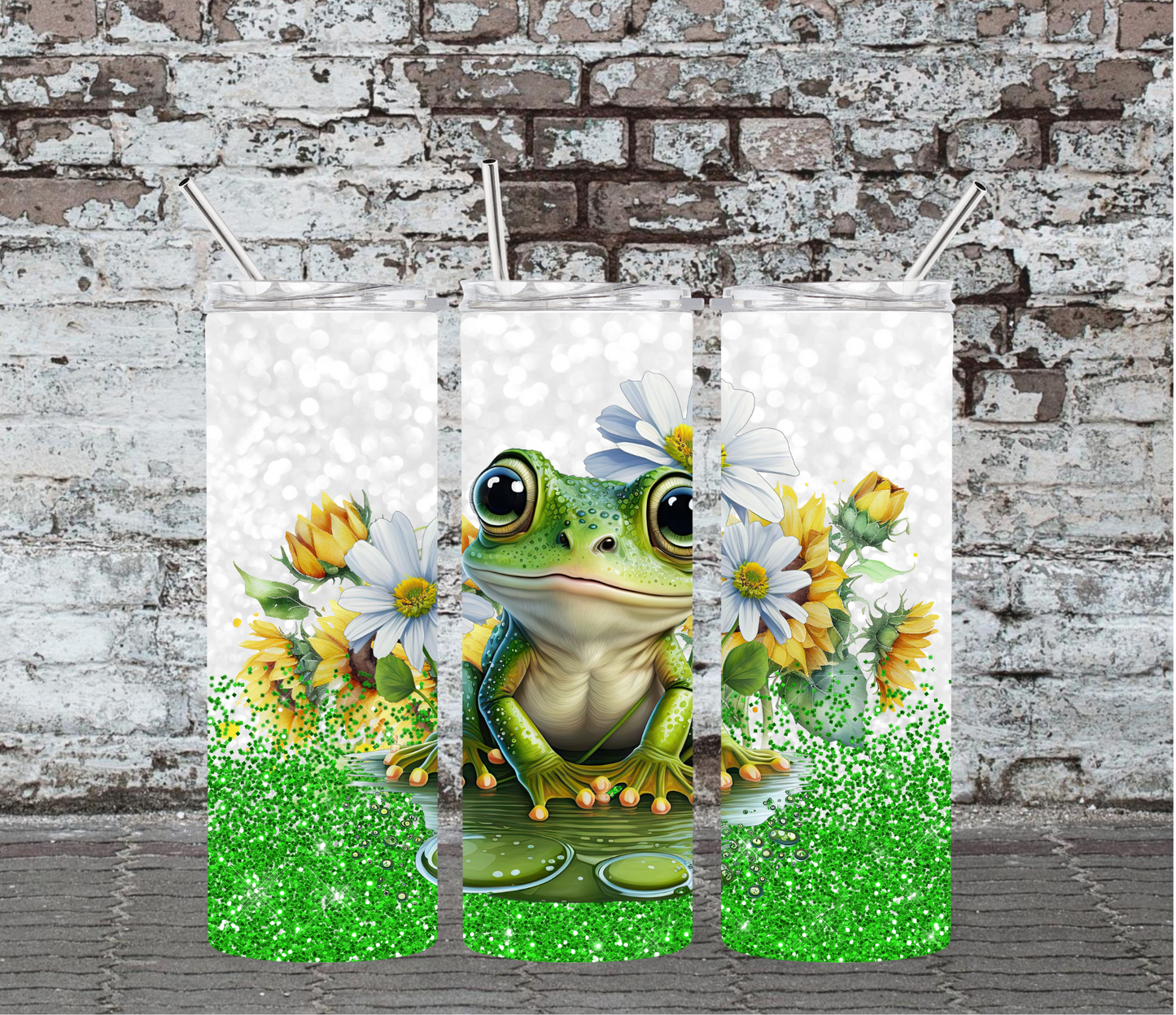 20OZ SKINNY TUMBLER - FROG