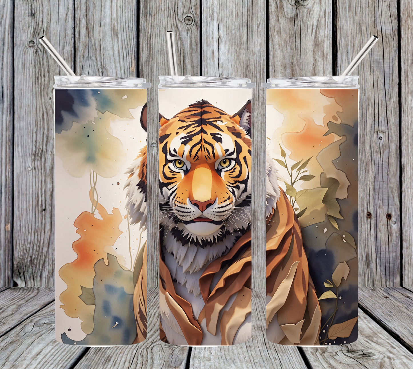 30OZ SKINNY TUMBLER - TIGER
