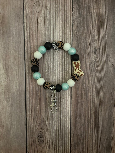 CHEETAH STOCKING WRISTLET