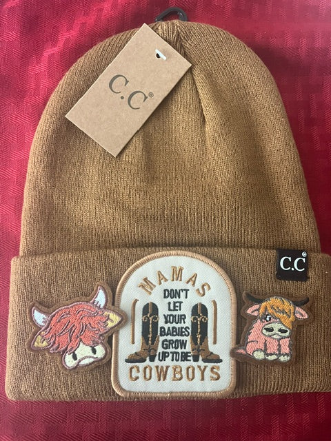 MAMA DONT LET YOUR BABIES GROW UP TO BE COWBOYS - C.C. BEANIE