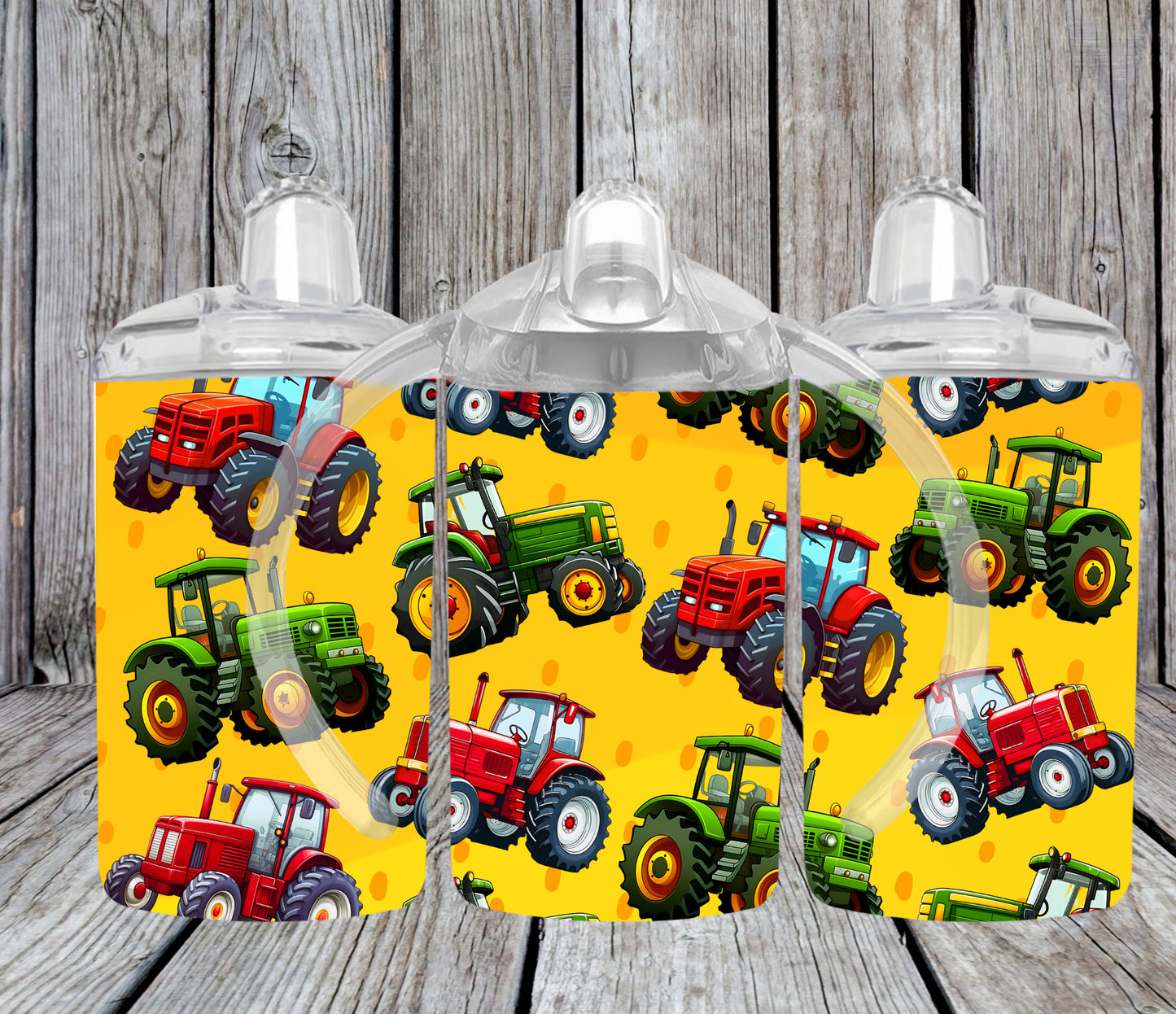 12OZ SIPPY CUP - TRACTORS
