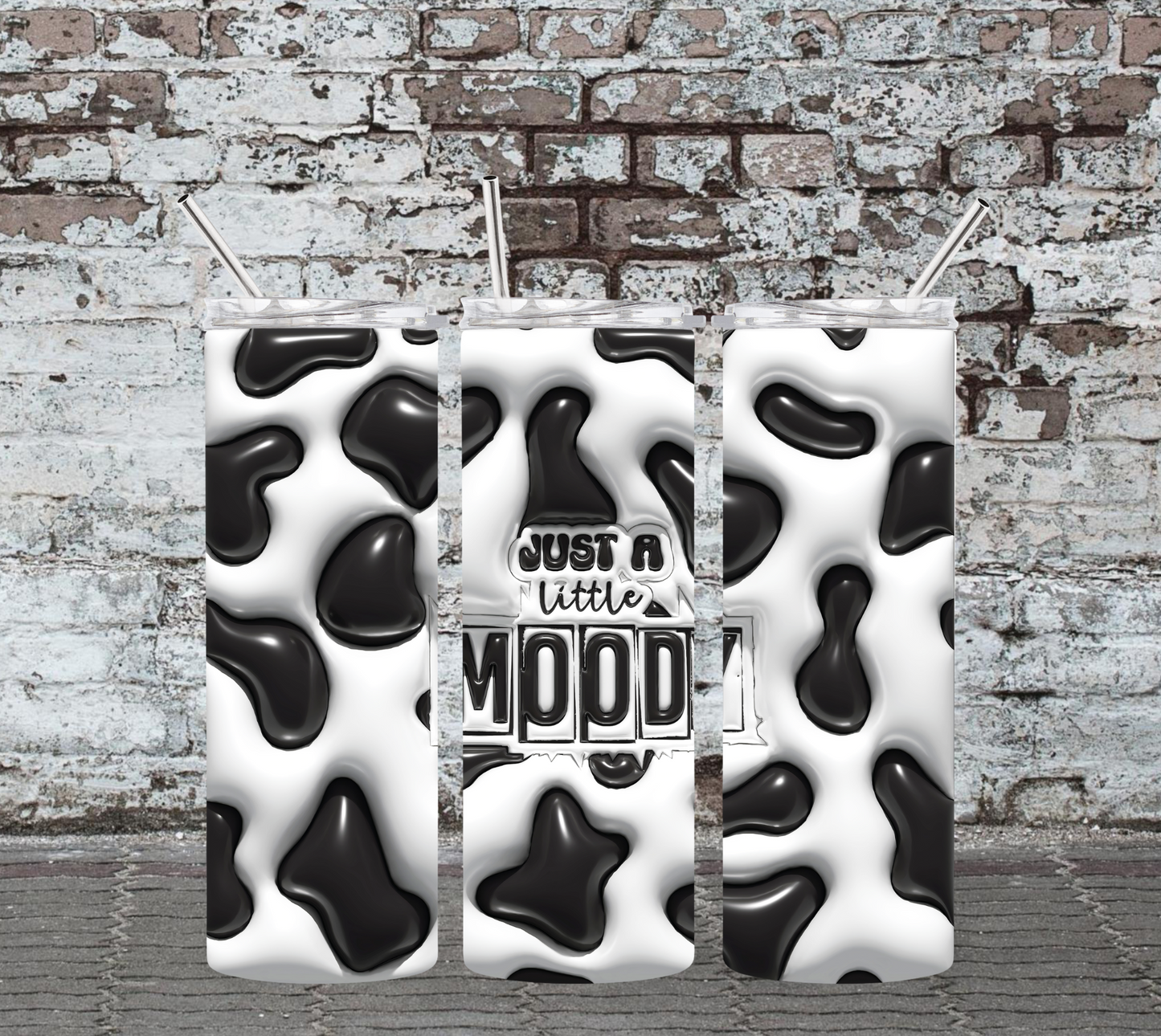 20OZ SKINNY TUMBLER - A LITTLE BIT MOODY