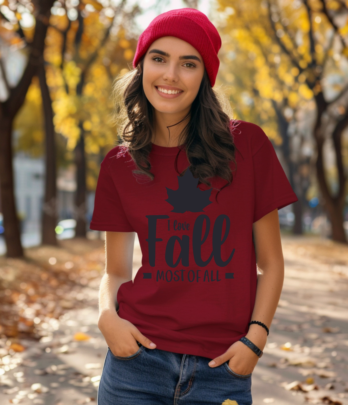 LOVE FALL MOST OF ALL - T-SHIRT