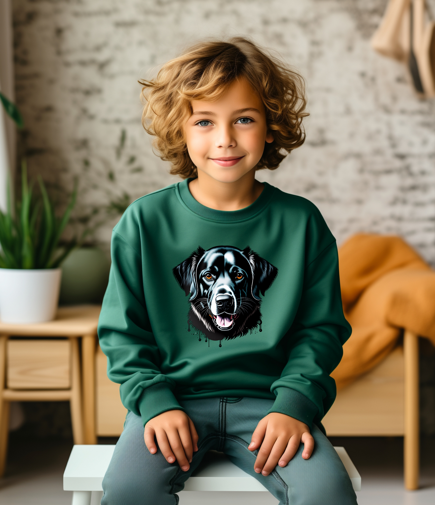 YOUTH SWEATSHIRT - BLACK LAB