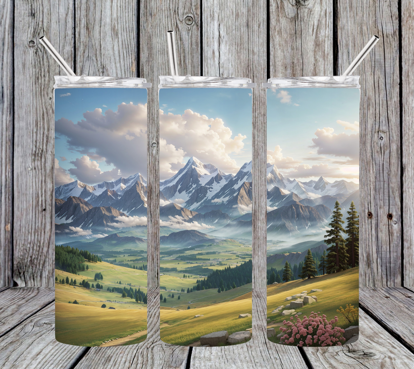 30OZ SKINNY TUMBLER - MOUNTAIN VIEW