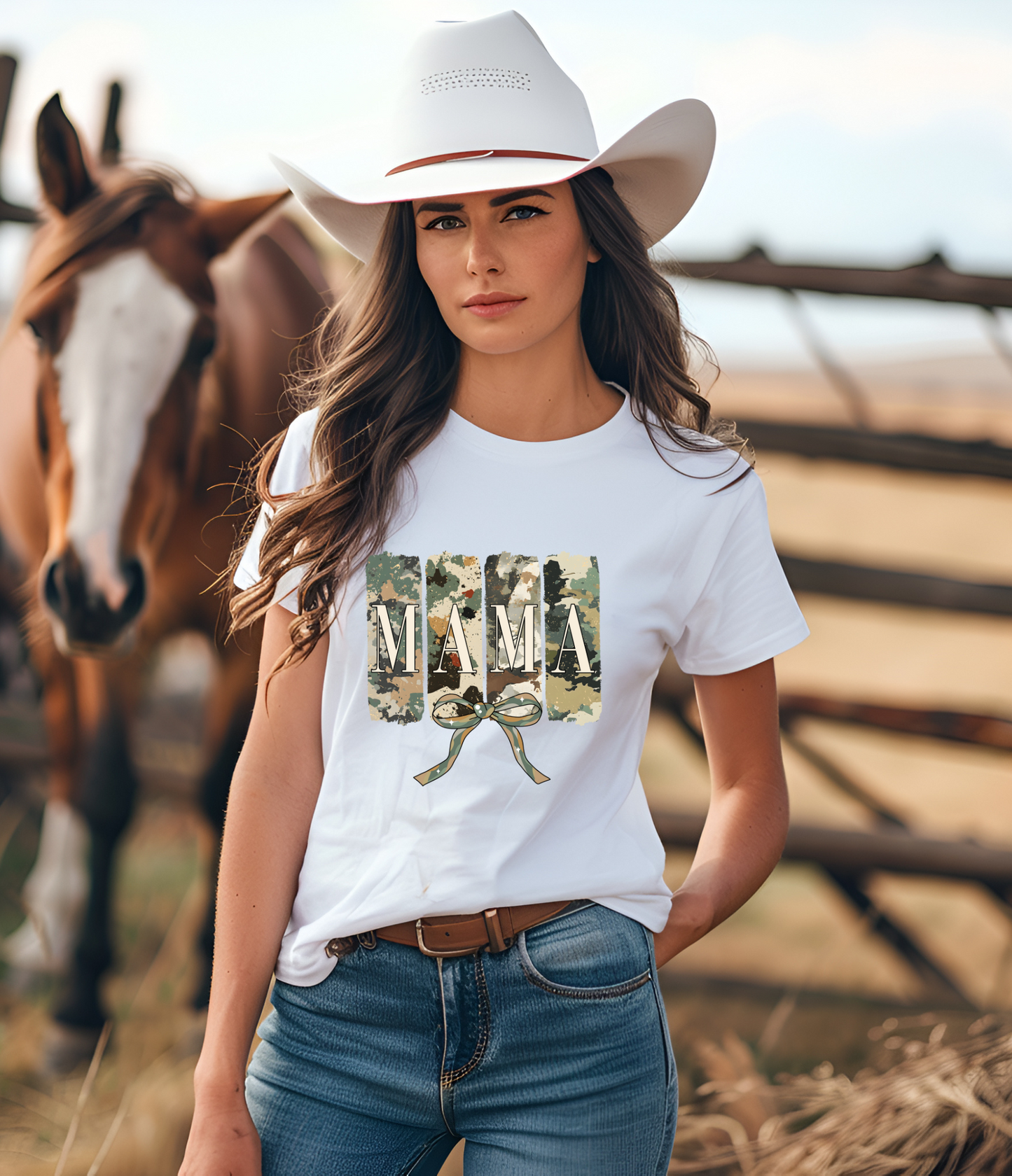 CAMO MAMA- T-SHIRT