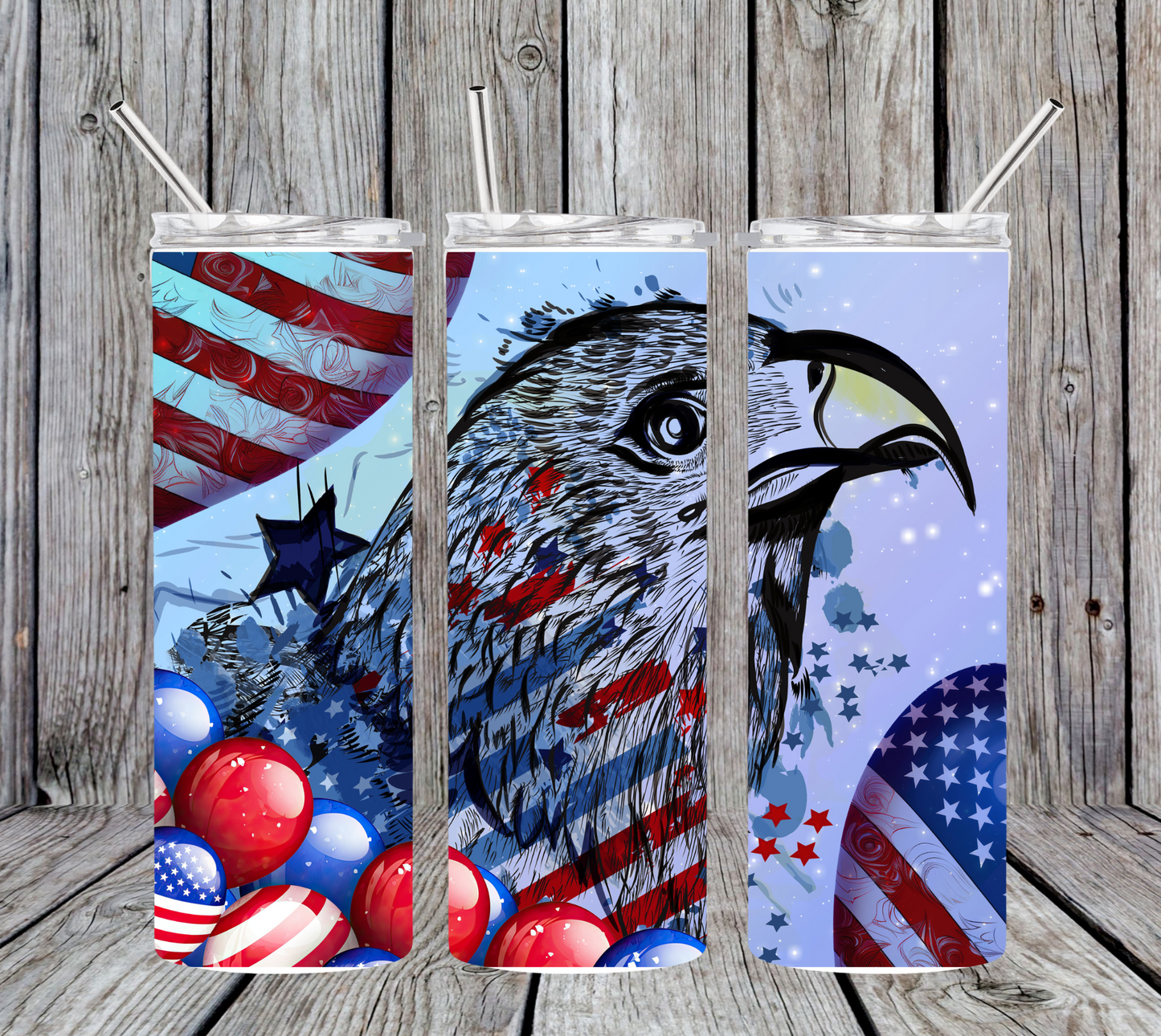 30OZ SKINNY TUMBLER - AMERICAN EAGLE