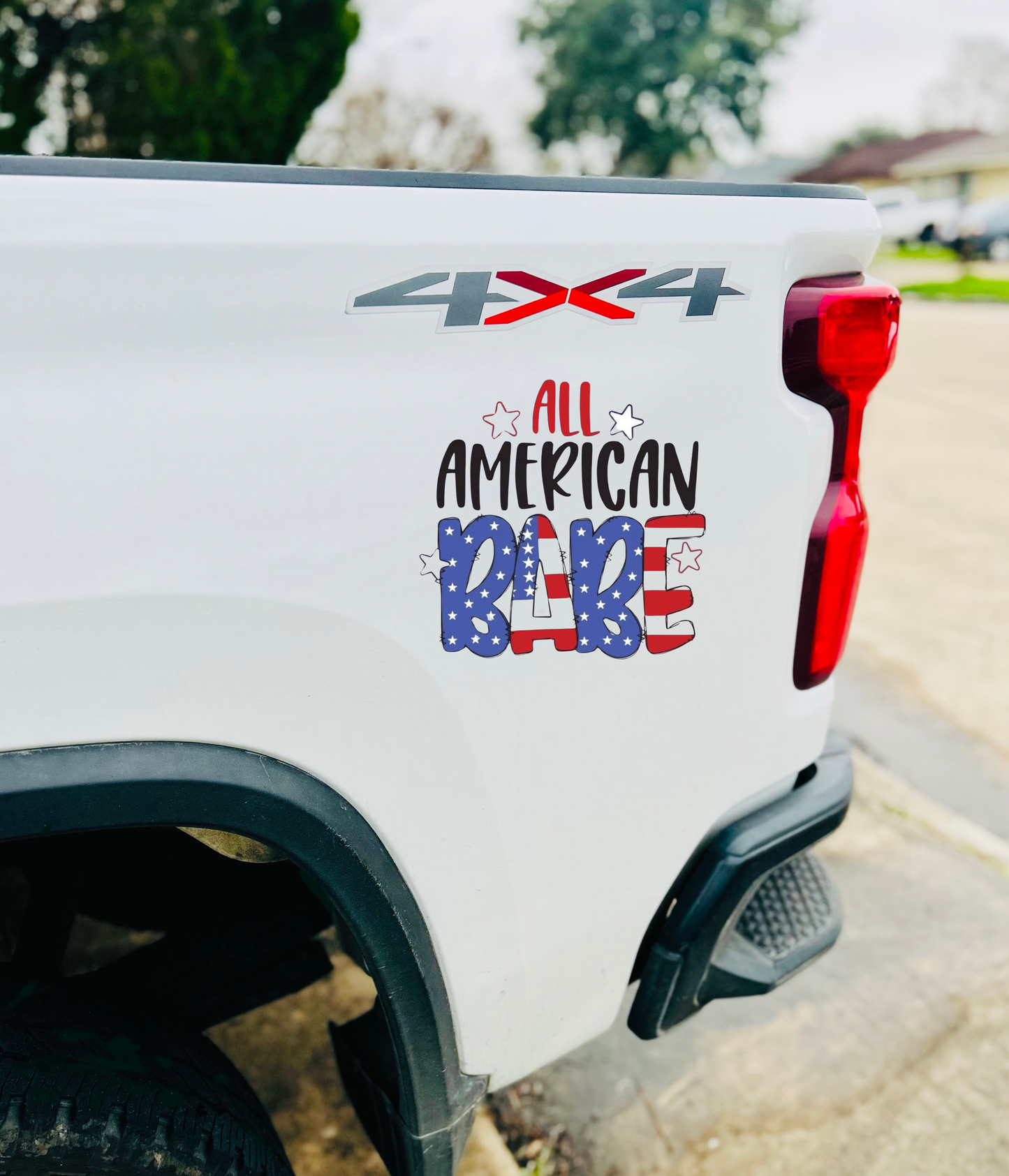 ALL AMERICAN BABE - TRUCK QUARTER PANEL