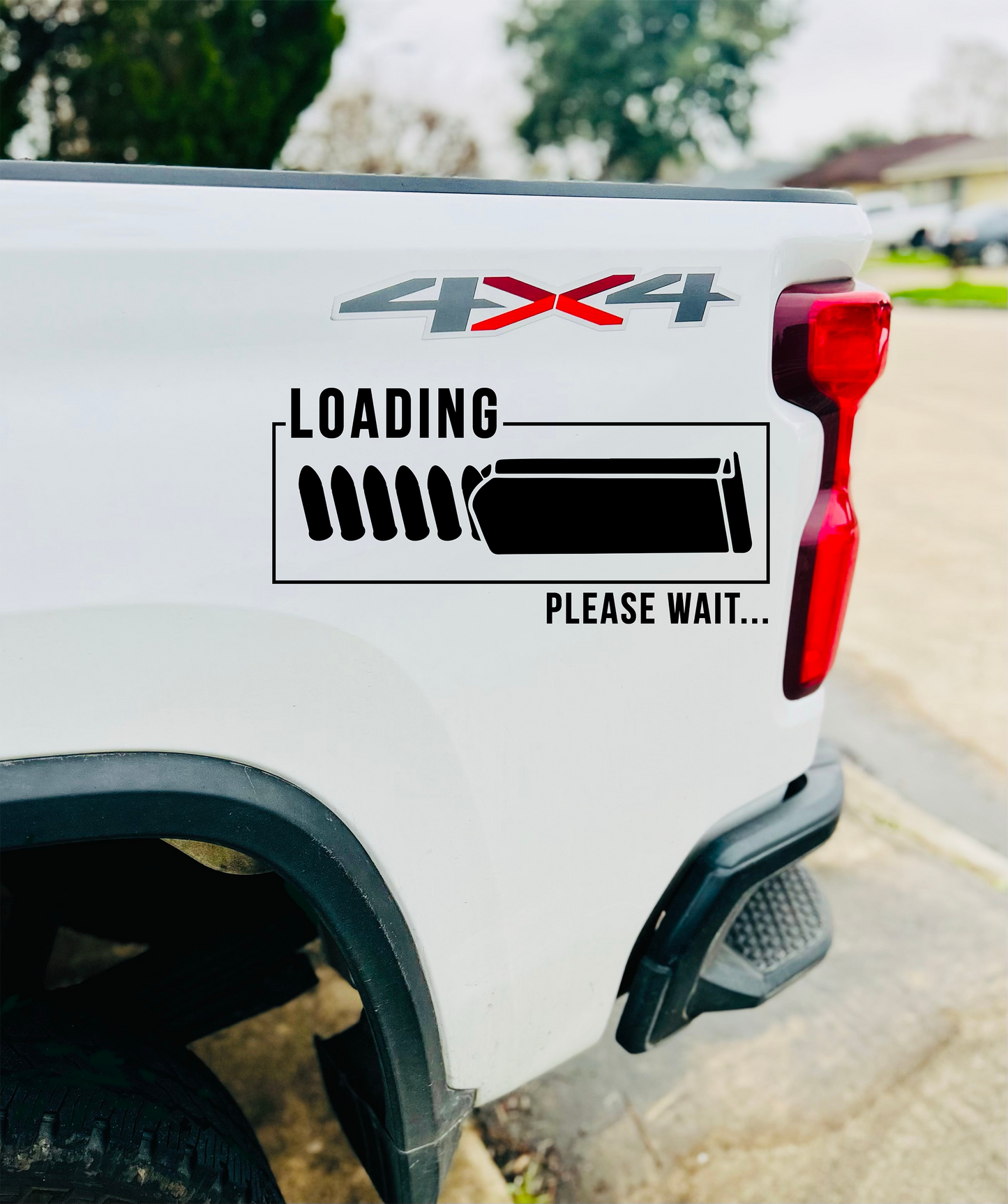 LOADING PLEASE WAIT - TRUCK QUARTER PANEL