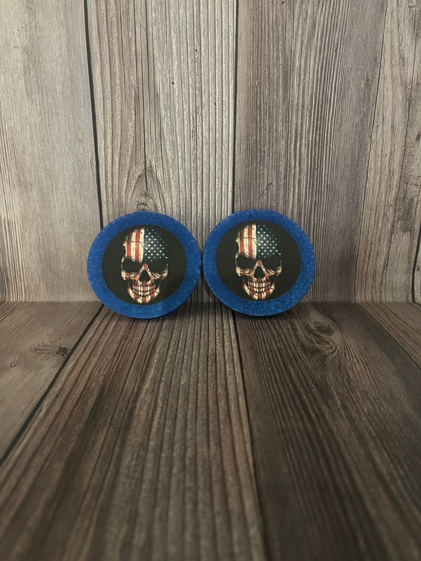FLAG SKULL VENT CLIP FRESHIE