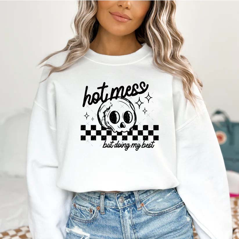 HOT MESS - SCREEN PRINT TRANSFER