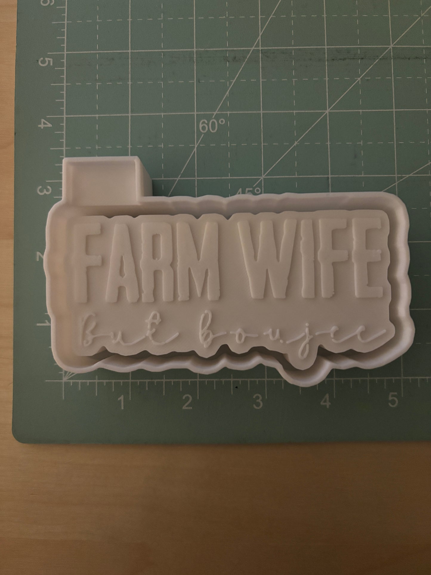 FARM WIFE BUT BOUJEE -FRESHIE MOLD