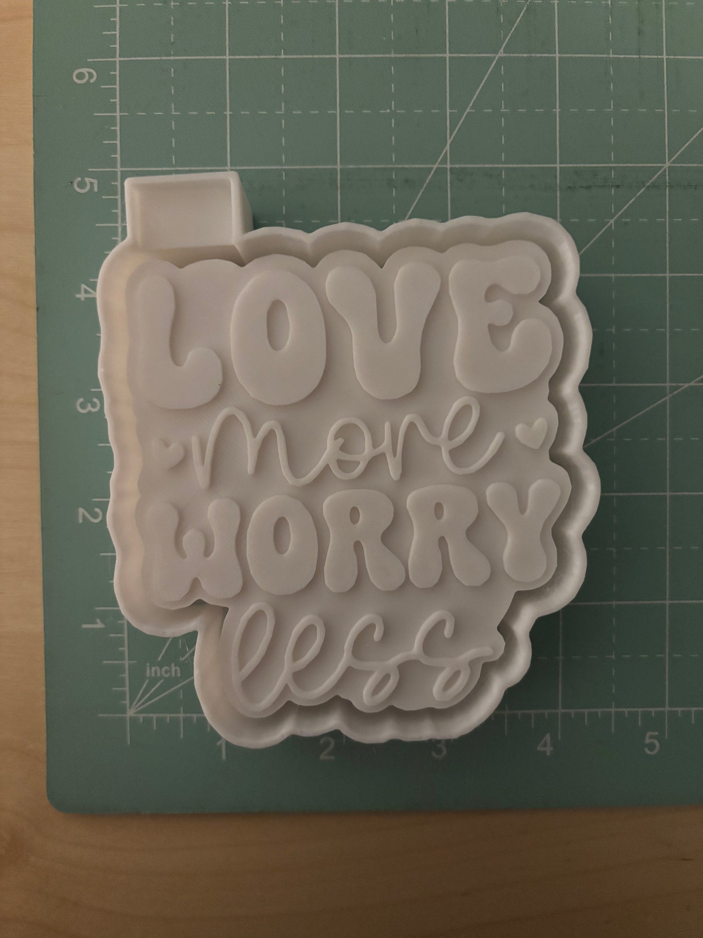 LOVE MORE WORRY LESS -FRESHIE MOLD