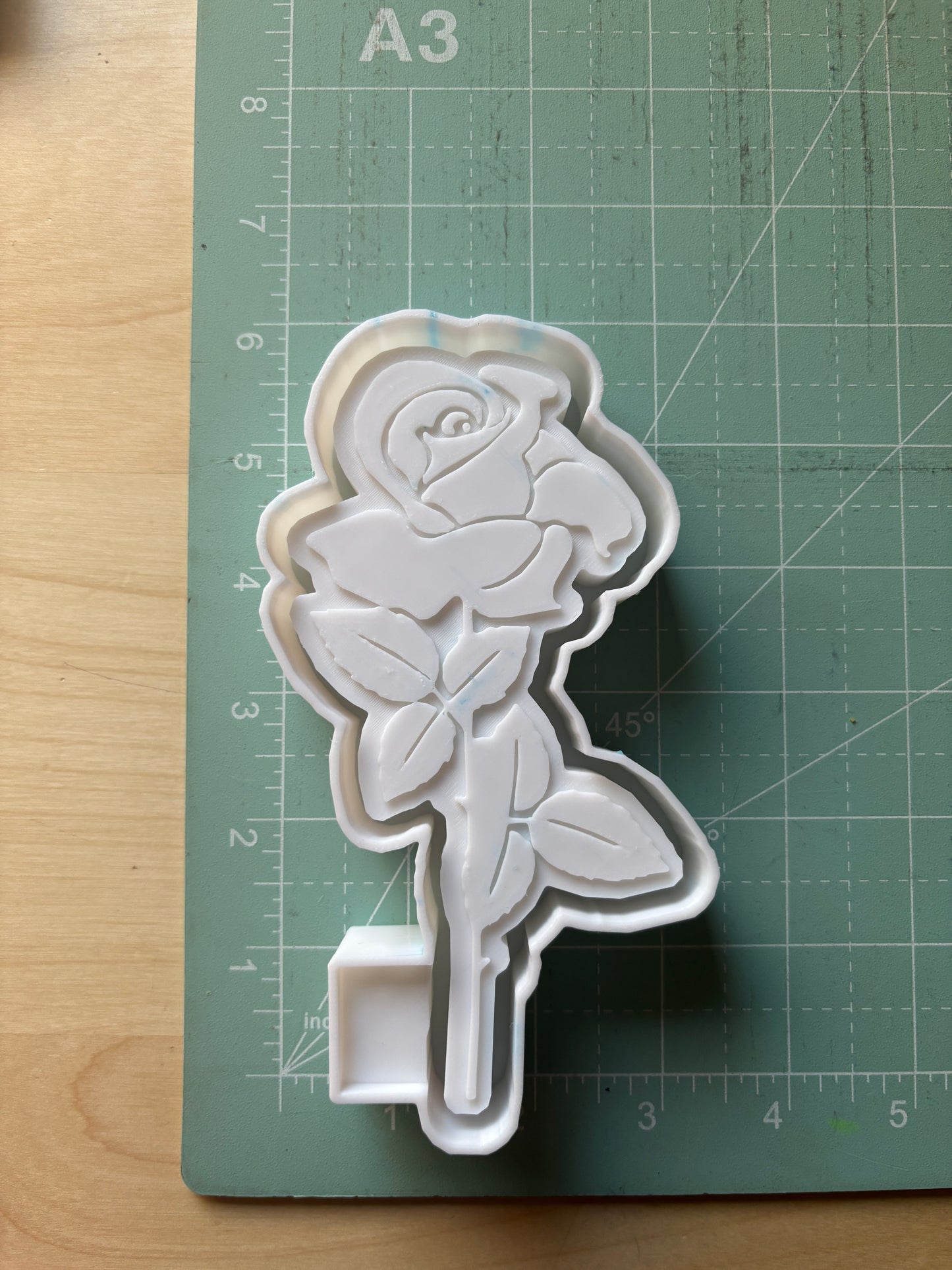 STEMMED ROSE -FRESHIE MOLD