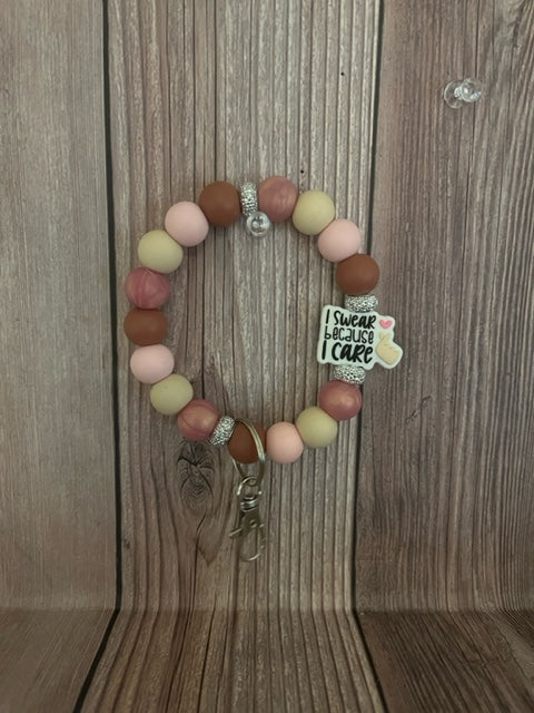 I SWEAR BECAUSE I CARE WRISTLET