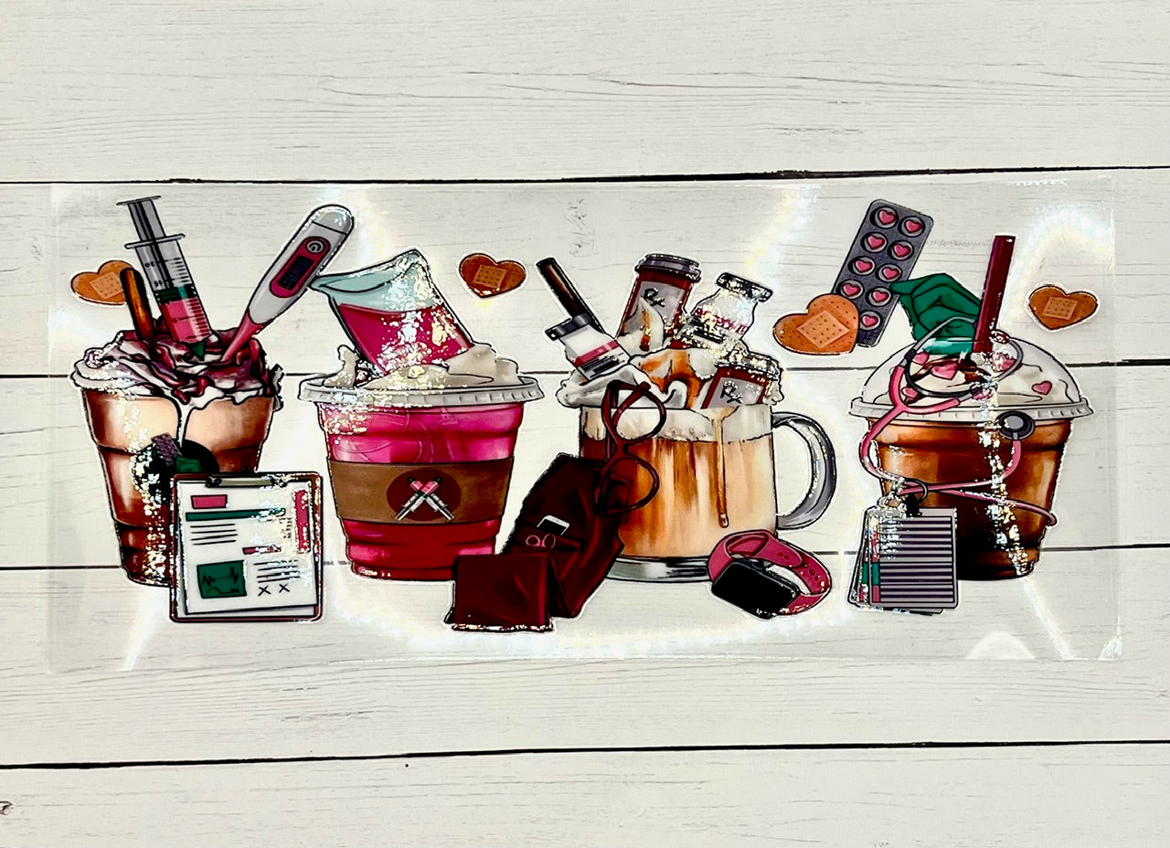 NURSE - 16OZ UVDTF CUP WRAP