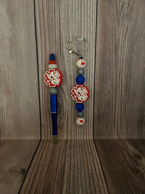 RED SKULL CROSS SET