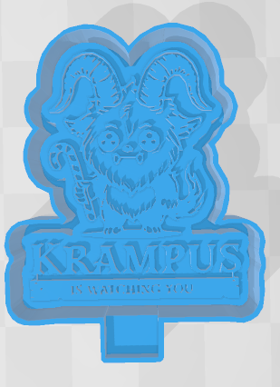 KRAMPUS IS WATCHING YOU - FRESHIE MOLD