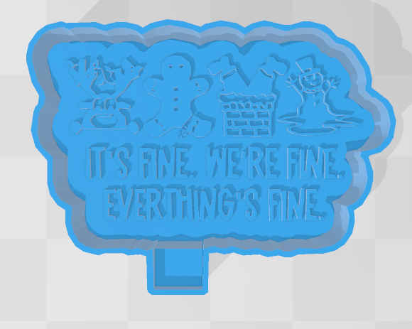 EVERYTHINGS FINE CHRISTMAS - FRESHIE MOLD