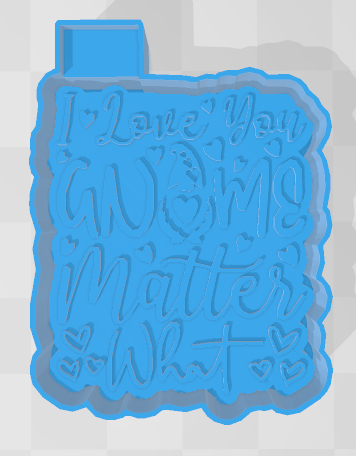 I LOVE YOU GNOME MATTER WHAT -FRESHIE MOLD
