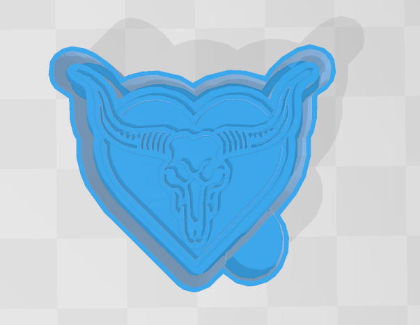 HEART BULL -FRESHIE MOLD