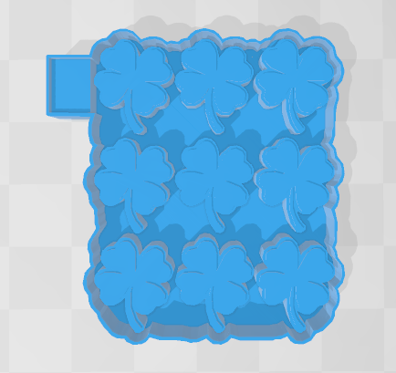 CLOVER -WAX MELT MOLD