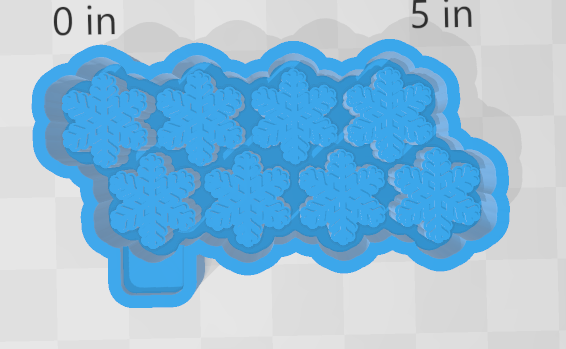 SNOWFLAKE -WAX MELT MOLD