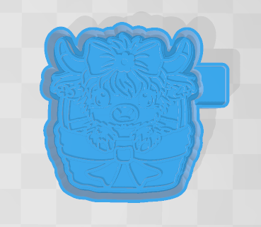 COW IN BASKET -FRESHIE MOLD