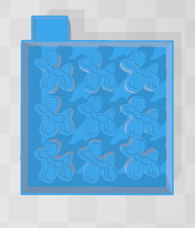 BALLOON DOG -WAX MELT MOLD