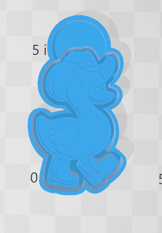 COWBOY DUCK -FRESHIE MOLD