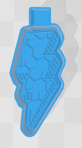SOCCER LIGHTENING BOLT -FRESHIE MOLD
