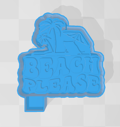 BEACH PLEASE -FRESHIE MOLD