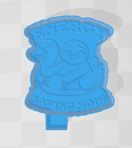 ENERGY SAVING MODE SLOTH -FRESHIE MOLD