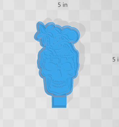 SUMMER SKULL -FRESHIE MOLD