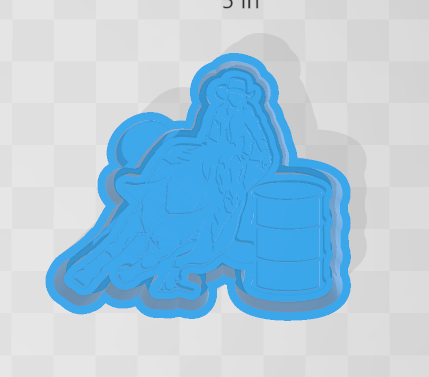 BARREL RACER -FRESHIE MOLD