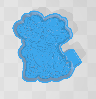 JULY 4TH COW -FRESHIE MOLD
