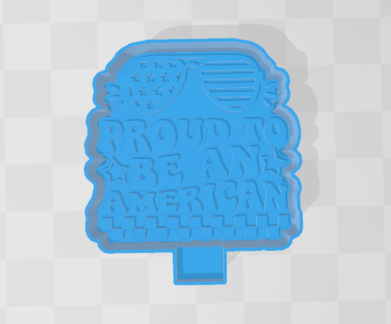 PROUD TO BE AN AMERICAN -FRESHIE MOLD