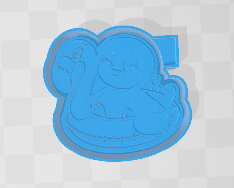 PENGUIN FLOATY -FRESHIE MOLD
