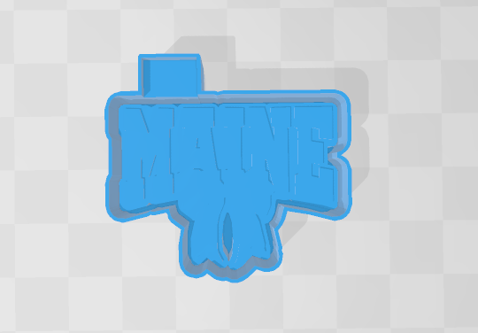 MAINE WITH BOW -FRESHIE MOLD