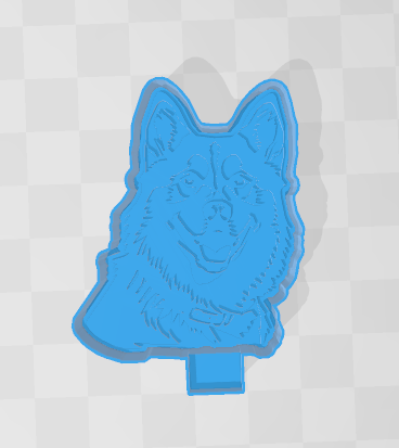 HUSKY DOG -FRESHIE MOLD