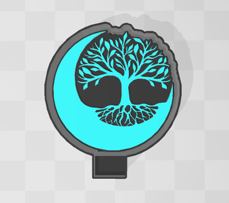 MOON TREE OF LIFE -FRESHIE MOLD