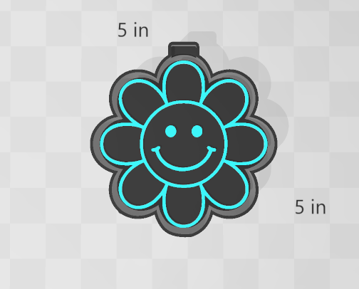 FLOWER SMILEY- FRESHIE MOLD