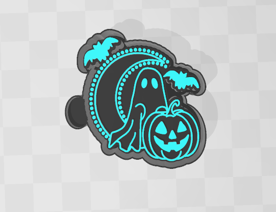 SPOOKY MOON -FRESHIE MOLD