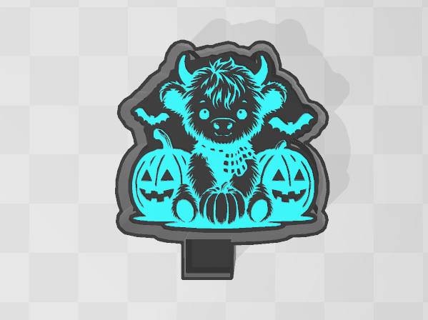 PUMPKIN COW -FRESHIE MOLD