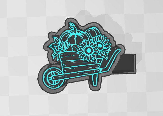 PUMPKIN WAGON -FRESHIE MOLD