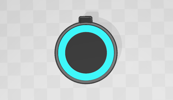 ROUND WITH CARDSTOCK CIRCLE- FRESHIE MOLD