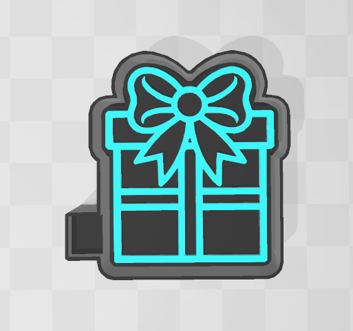 CHRISTMAS PRESENT -FRESHIE MOLD